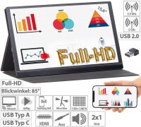 auvisio EZM-210 (ZX-5076-675) + WLAN-Stick Tragbarer...