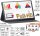 auvisio EZM-210 (ZX-5076-675) + WLAN-Stick Tragbarer Monitor Mobiler Full-HD-IPS-Monitor, 39,6 cm 15.6"
