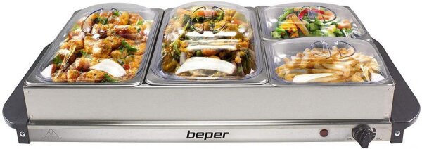 beper Speisenwärmer P101TEM001 mit Lebensmittel