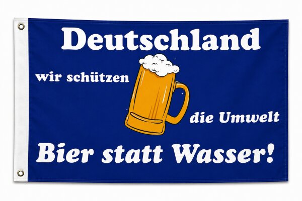 Flagge BIER STATT WASSER 90 x 150