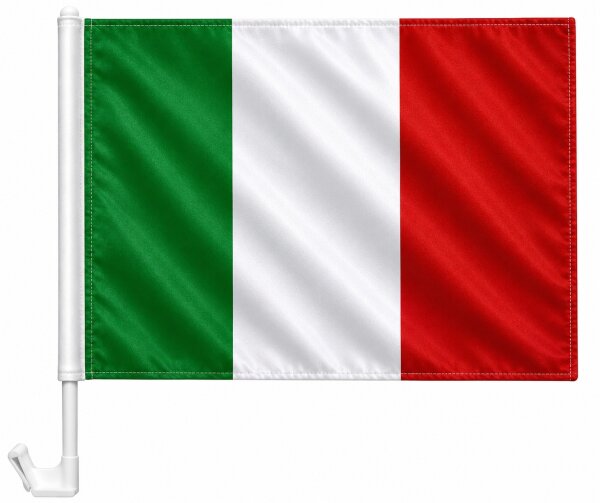 Autoflagge Italien 30 x 40 cm