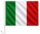 Autoflagge Italien 30 x 40 cm