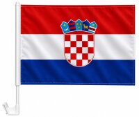 Autoflagge Kroatien 30 x 40 cm