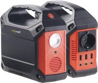 revolt HSG-420 Solarpanel Powerbank Powerstation  mit 7 Anschlüssen