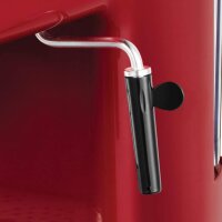 Drehregler der Russell Hobbs Siebträger Retro Espressomaschine Rot