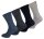 mehrfarbige Basic Socken in Größe 39-42