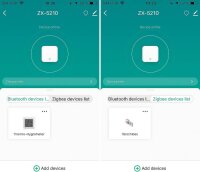 Luminea RC-350.duo ZigBee Appdarstellung