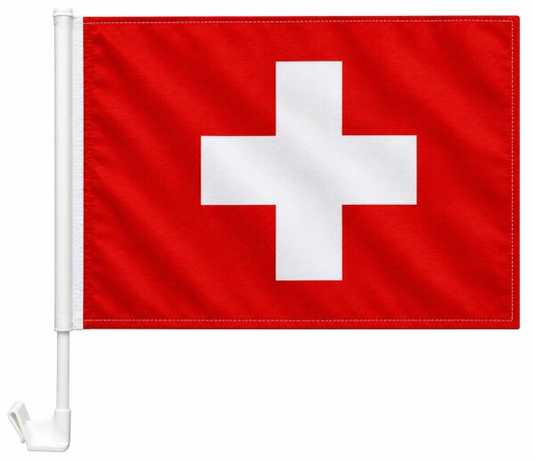 Autoflagge Schweiz 30 x 40 cm