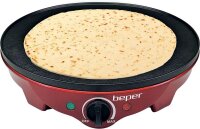 Zubereitung eines Crêpes auf dem Beper BT.700Y Crêpes Maker