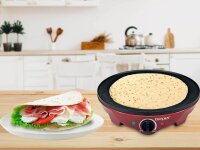 Speisen nach der Zubereitung auf dem Beper BT.700Y Crêpes Maker