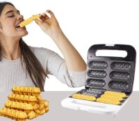 Beper P101CUD100 Waffeleisen in Benutzung