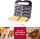 Beper P101CUD100 Waffeleisen für Waffel am Spiess in rot antihaftbeschichtet für 6 Waffeln