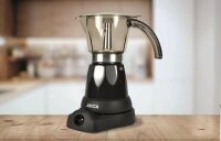Jocca elektrische Espresso Kaffeemaschine in schwarz...