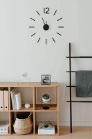 Umbra BLINK DIY Quarz Wanduhr über Buchregal