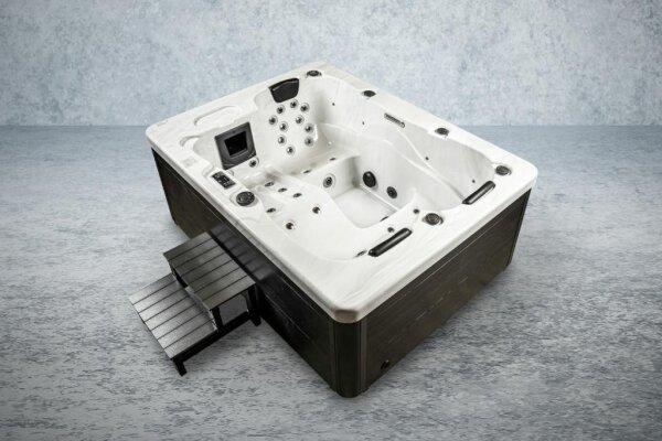 American Outdoor-Whirlpool für 5 Personen, Pearl Shadow/Grau