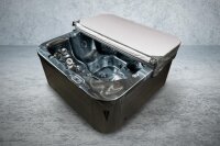 Verstärkter Boden mit Drop-Stitch-Technik