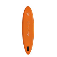 Aqua Marina All-Around SUP Board 330x81cm Reißverschlussrucksack Double Action-Pumpe LIQUID AIR Paddel Einschub-Mittelfinne Sicherheitsleine Orange