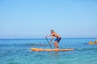 Aqua Marina All-Around SUP Board 330x81cm Reißverschlussrucksack Double Action-Pumpe LIQUID AIR Paddel Einschub-Mittelfinne Sicherheitsleine Orange