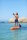Aqua Marina All-Around SUP Board 330x81cm Reißverschlussrucksack Double Action-Pumpe LIQUID AIR Paddel Einschub-Mittelfinne Sicherheitsleine Orange