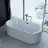 Freistehende Badewanne aus Acryl für luxuriöses...