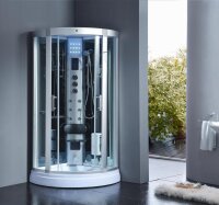 Dampfdusche und Whirlpool in einem für ultimatives...