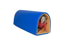Faltmatte in blau, aufgerollt und zusammengeklappt,...