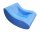 Blauer Liege und Wipp-Sessel