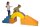Zwei Kinder balancieren und klettern über einen bunten Softbaustein-Parcours – fördert spielerisch Koordination, Mut und Bewegungsfreude.