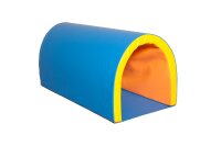 Blauer Schaumstoff-Tunnel für Kinder mit gelben und...