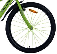Volare Rocky Kinderfahrrad - 24 Zoll - Grün - 7-Gang für Jungen