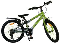 Volare Rocky Kinderfahrrad - 20 Zoll - 7 Gang - Grün/Grau für Kinder von 6 bis 8 Jahren