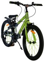 Volare Rocky Kinderfahrrad - 20 Zoll - 7 Gang - Grün/Grau für Kinder von 6 bis 8 Jahren