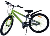 Volare Rocky Kinderfahrrad - 24 Zoll in Grün mit Shimano Nexus 3 Gängen für Jungen