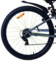 Volare Rocky Kinderfahrrad - 26 Zoll - Grün - 7-Gang - Zweihandbremsen für Kinder von 9 bis 12 Jahren