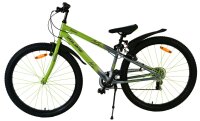 Volare Rocky Kinderfahrrad - 26 Zoll - Grün - 7-Gang - Zweihandbremsen für Kinder von 9 bis 12 Jahren
