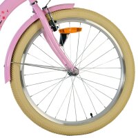 Volare Blossom Kinderfahrrad für Mädchen - 24 Zoll in Rosa mit Sicherheitsmerkmalen