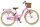 Volare Blossom Kinderfahrrad für Mädchen - 24 Zoll in Rosa mit Sicherheitsmerkmalen