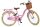Volare Blossom Kinderfahrrad für Mädchen - 24 Zoll in Rosa mit Sicherheitsmerkmalen