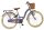 Volare Blossom Kinderfahrrad für Mädchen - 24 Zoll in Lila mit Sicherheitsmerkmalen