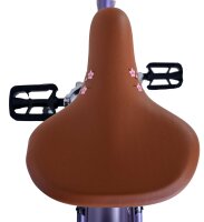 Volare Blossom Kinderfahrrad für Mädchen - 24 Zoll in Lila mit Handbremsen