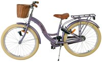 Volare Blossom Kinderfahrrad für Mädchen - 24 Zoll in Lila mit Handbremsen