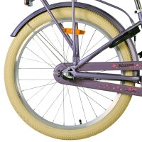 Volare Blossom Kinderfahrrad für Mädchen - 24 Zoll in Lila mit 3 Gängen
