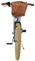 Volare Blossom Kinderfahrrad für Mädchen - 24 Zoll in Lila mit 3 Gängen