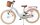 Volare Blossom Kinderfahrrad für Mädchen - 24 Zoll in Weiß mit 3 Gängen