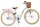 Volare Blossom Kinderfahrrad für Mädchen - 26 Zoll in Weiß mit Sicherheitsmerkmalen