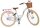 Volare Blossom Kinderfahrrad für Mädchen - 26 Zoll in Weiß mit Sicherheitsmerkmalen