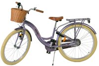 Volare Blossom Kinderfahrrad für Mädchen - 26 Zoll in Lila mit 3 Gängen