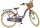 Volare Blossom Kinderfahrrad für Mädchen - 26 Zoll in Lila mit 3 Gängen