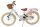 Volare Blossom Kinderfahrrad für Mädchen - 20 Zoll in Weiß mit Blütendesign