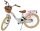 Volare Blossom Kinderfahrrad für Mädchen - 20 Zoll in Weiß mit Blütendesign